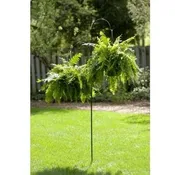 AGW Shepherd Hook 7 ft. Classic Hanger Tall Offset Black