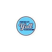 Powered By Y’all Sticker Blue