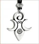 Artemis Moon Goddess Pendant