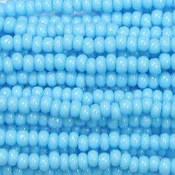10/0 Czech Seed Bead, Opaque Baby Blue