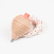Coral Wooden Spinning Top