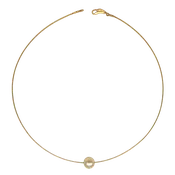 Vintage 18K Gold & Pearl Necklace