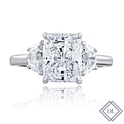 # 113 Radiant with Half Moon's 2.6ct