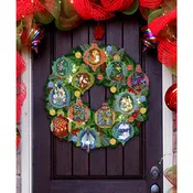 12 Days of Christmas Holiday Door Wreath by G. Debrekht - Christmas Decor - 8185313H