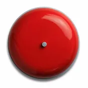 Spore Doorchime - 6" BIG RING Real Bell Chime - Tangerine