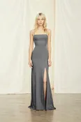 Amsale Long Bridesmaid Dress Jade