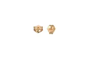 14K Gold Butterfly Earring Back, 4.5mm