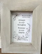 Tabletop Memorial/Picture Frame