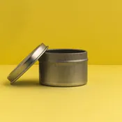 1 oz Deep Round Candle Tins with Lids