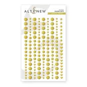 Antique Olive Enamel Dots