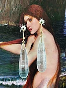 Aquamarine Long Drops — Ted Muehling