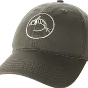 6 Panel - Fly Fish Food Logo Hat - Olive