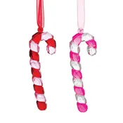 Candy Cane Orn, 2 Asst