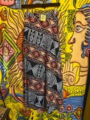 African wrap skirt Black/tan