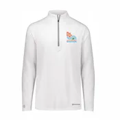 Men's UPF50 Tech 1/2 Zip -White- Embroidery