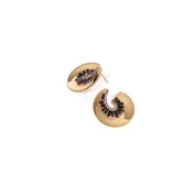 Aperture Bypass Hoops - Black Spinel