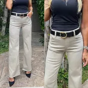 Bevy Flog - Amanda Pant in Beige