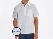 Air Force - Retro Coach's Players Shirt - Air Force Text - White