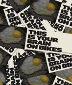 Brain on Bikes Sticker