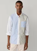 Chemise à Rayures Solides Mix Pinpoint Coupe Regular