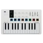 Arturia - MiniLab 3 Alpine - Universal MIDI Controller for Music Production, with All-in-One Software Package - 25 Keys, 8 Multi-Color Pads
