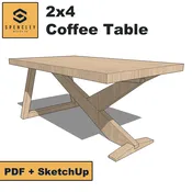 2x4 Coffee Table - Plans