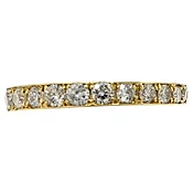 18 Karat Yellow Gold Diamond Eternity Band