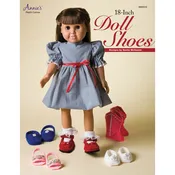 18-Inch Doll Shoes Plastic Canvas Patterns - Digital Download