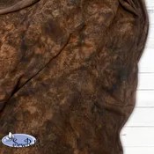 72" Batik Viscose Jersey Knit - Hand Dyed - Turkish Coffee