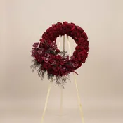 Crimson Grace Wreath