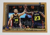 2025-26 Topps NBA Dub Nation Curry / Green #291 Gold 1245/2025