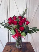 One Dozen Red Roses