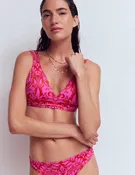 Arles Bikini Top-Salsa, Ornamental Foliage