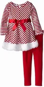 Candy Cane Maker Sequin Legging Set - Infant | Bonnie Baby