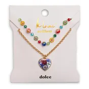 Dolce Vita Floral Glass Beads Necklace Set