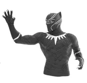 BLACK PANTHER BUST BANK