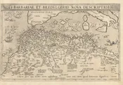 1571 Barbariae et Biledulgerid Nova Descriptio
