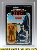 Vintage Kenner Star Wars Carded ROTJ 77 Back-A Rebel Soldier (Hoth Gear) Molded Boots Action Figure AFA 75 Y-EX+/NM (C75 B85 F85) #11624937