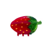 Jenny Lemons | Midi Red Strawberry Fruit-Inspired Hair Claw