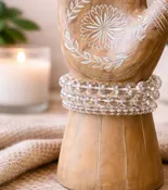 Clear Quartz Crystal Bracelets