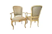 18c French Fauteuil Chairs — St Romain Interiors