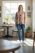 I Love Linen Double Gauze Top