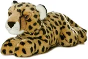 Aurora Flopsie Cheetah Stuffed Animal - Used to Create Imaginative Play Adventures - Perfect for Birthdays, Kids and Adults, All Ages - Brown 12 Inches