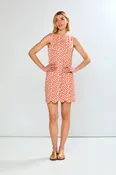 The Adeline Dress in Pink Poppies