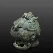 A Chinese Bronze Censor of a Fu Lion, Ming Dynasty, ca. 1368 - 1644 CE