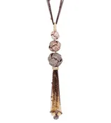 Brown Diamond Knots Pendant