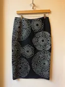 Gio Mattiolo Circle Print Skirt