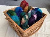 100% Wool Dip Dyed