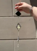 3 Piece Sun Catcher - Green Diamond