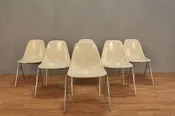 Eames 1960s Parchment Fiberglass DSS Chair
